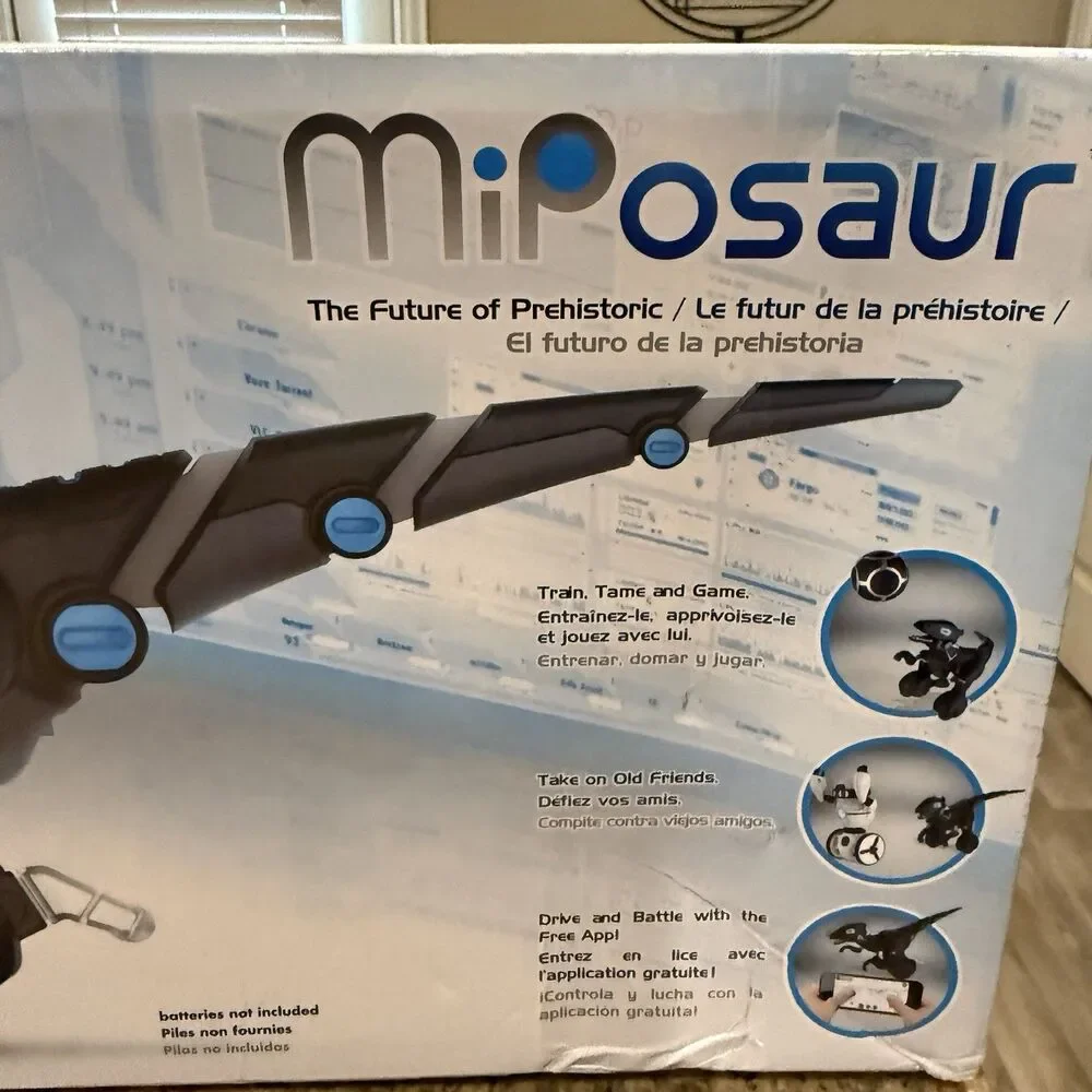 WOWEE MIPOSAUR INTELLIGENT ROBOT DINOSAUR TOY BRAND NEW OPENED BOX
